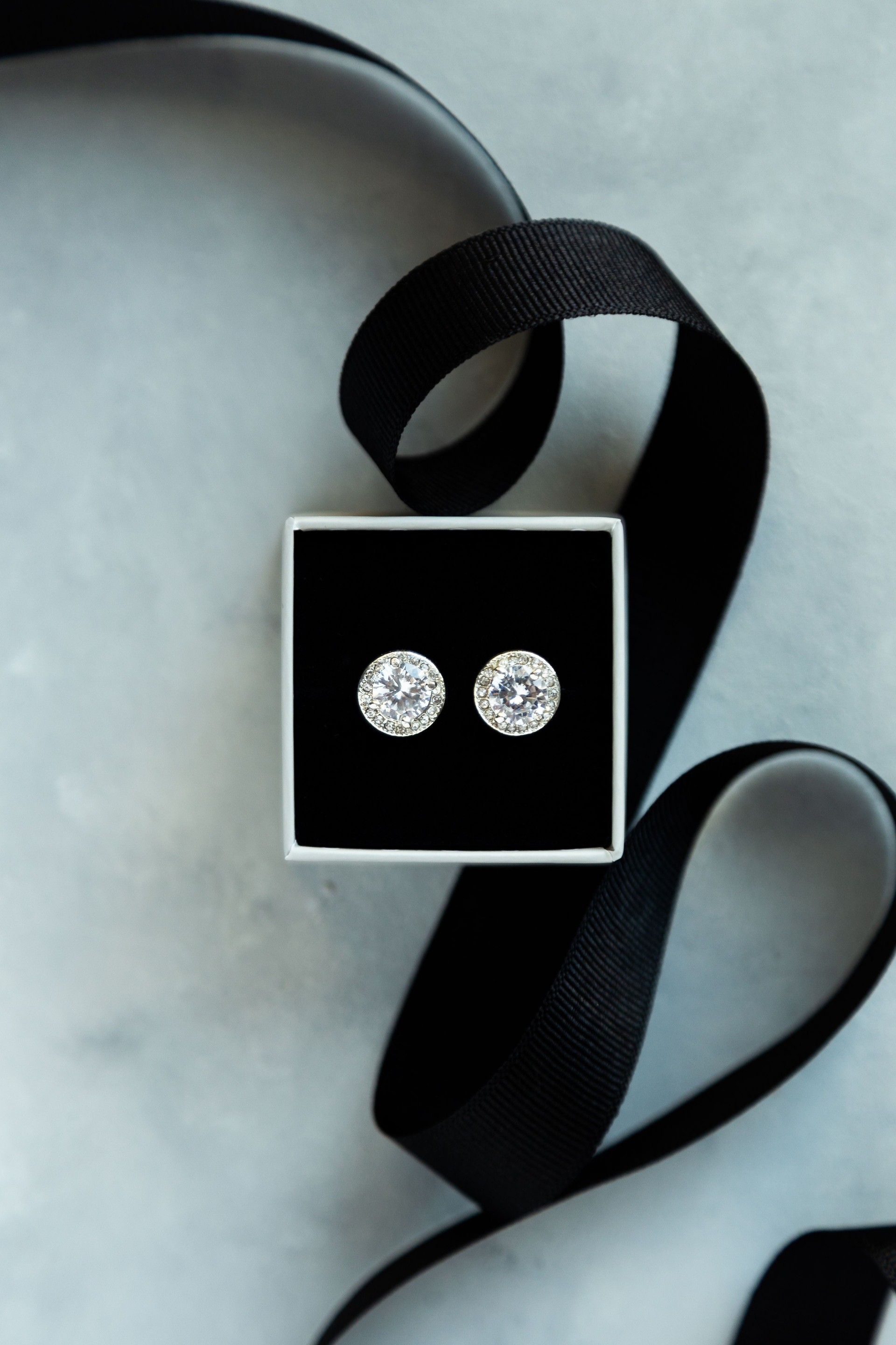 earrings in a box